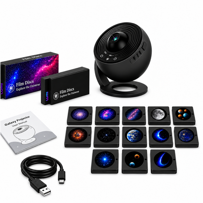 Proyector de galaxia 12 en 1con rotación 360º